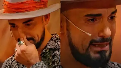 Abel Pintos llorando Abel Pintos llorando
