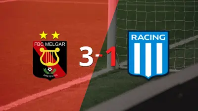 Melgar gana 3-1 a Racing Club con doblete de Luis Iberico Melgar gana 3-1 a Racing Club con doblete de Luis Iberico