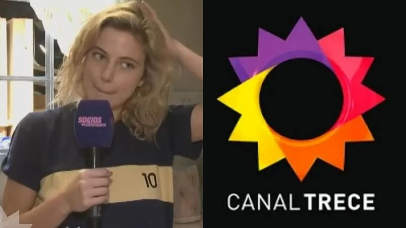 Justina Bustos, incómoda en El Trece