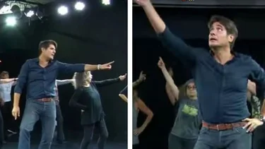 El video de Guillermo Andino bailando como Travolta en un club de jubiladas