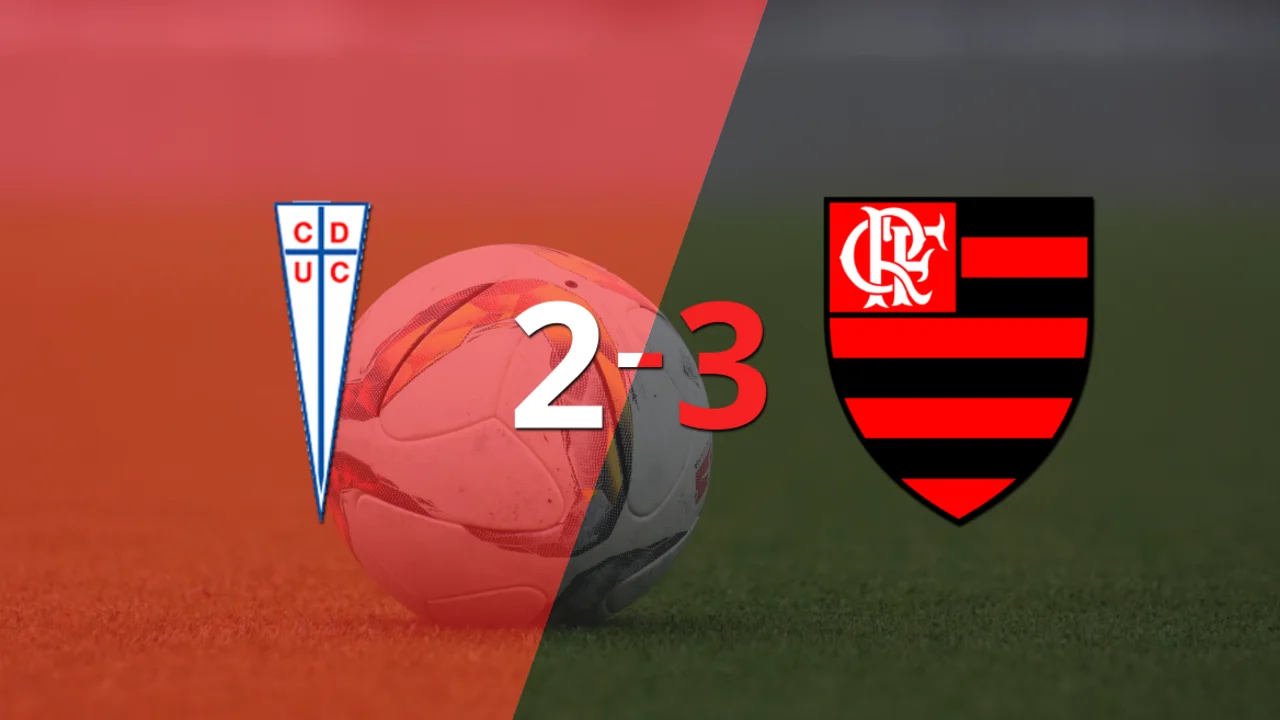 Gabriel Barbosa sentenció el triunfo de Flamengo ante U. Católica con doblete 