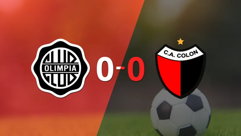 Olimpia y Colón empataron sin goles