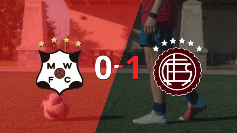 A Lanús no le sobró nada, pero venció a Wanderers en su casa por 1 a 0