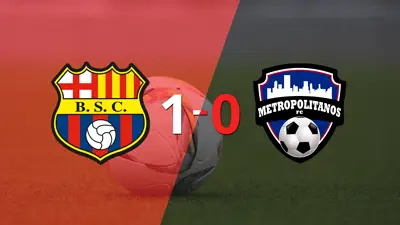 Con lo justo, Barcelona venció a Metropolitanos 1 a 0 en el Monumental Con lo justo, Barcelona venció a Metropolitanos 1 a 0 en el Monumental