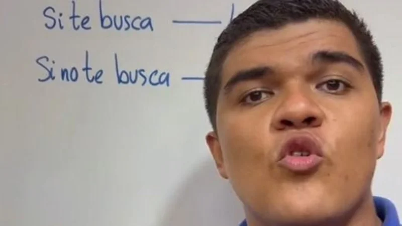 Chacho, el joven matemático que reveló la fórmula para saber si le  gustás o no a otra persona en Tik Tok