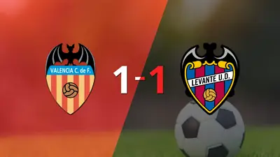 Empate a uno entre Valencia y Levante Empate a uno entre Valencia y Levante