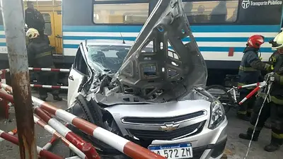Accidente en el tren Sarmiento. Accidente en el tren Sarmiento.