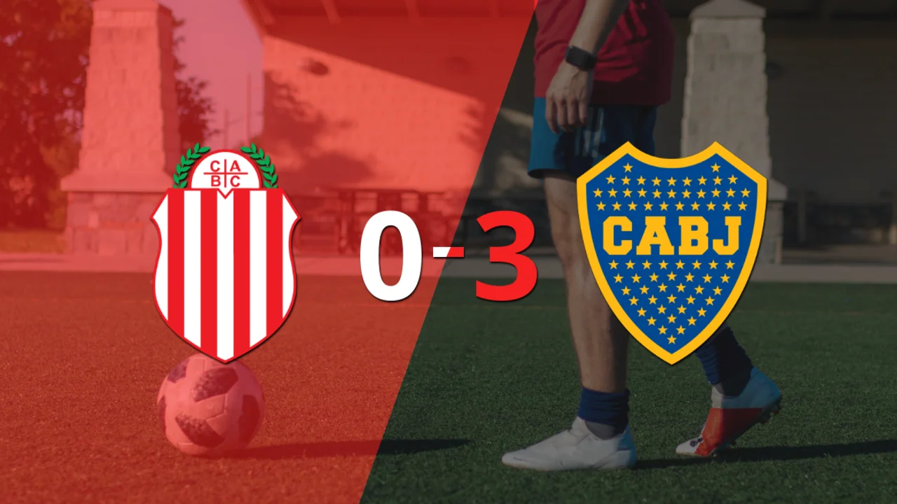 De visitante, Boca Juniors goleó a Barracas Central con un contundente 3 a 0