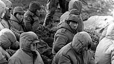 Soldados en Malvinas. Soldados en Malvinas.