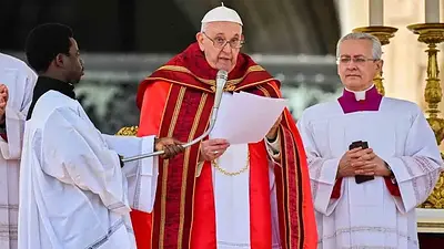 El Papa Francisco encabezó la misa del "Domingo de Ramos" tras recibir el alta médica El Papa Francisco encabezó la misa del "Domingo de Ramos" tras recibir el alta médica