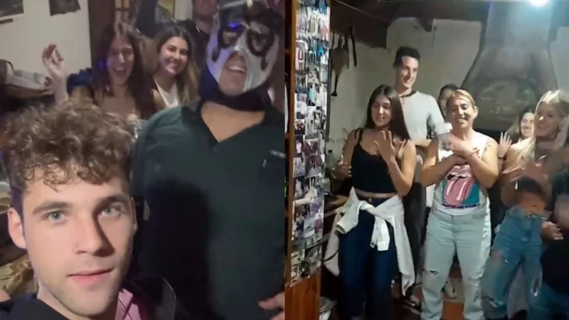 Ariel Ansaldo y el descontrolado reencuentro de los hermanitos.