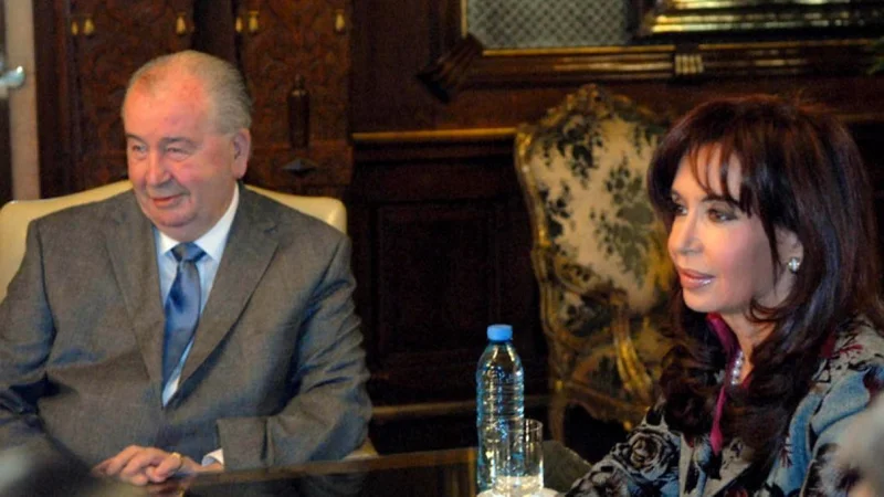 Julio Grondona y Cristina Kirchner