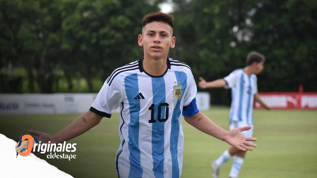 El Diablito Echeverri, Selección Argentina, River, fútbol, deportes