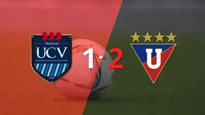Victoria apretada de Liga de Quito por 2-1 sobre César Vallejo Victoria apretada de Liga de Quito por 2-1 sobre César Vallejo