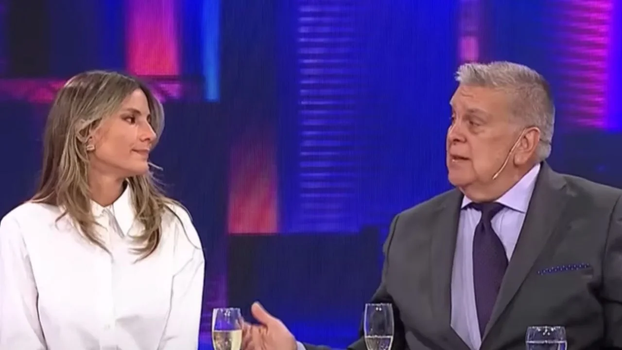 María Belén Ludueña y Luis Ventura en Los Invasores de la TV