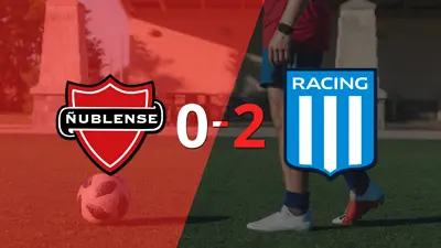 En casa, Ñublense perdió 2-0 frente a Racing Club En casa, Ñublense perdió 2-0 frente a Racing Club