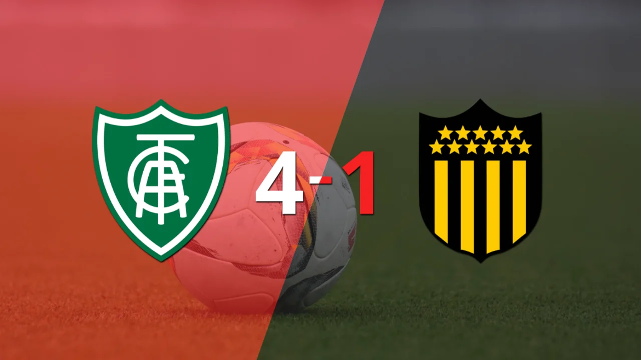 Goleada de América-MG a Peñarol con doblete de Gonzalo Mastriani incluído 
