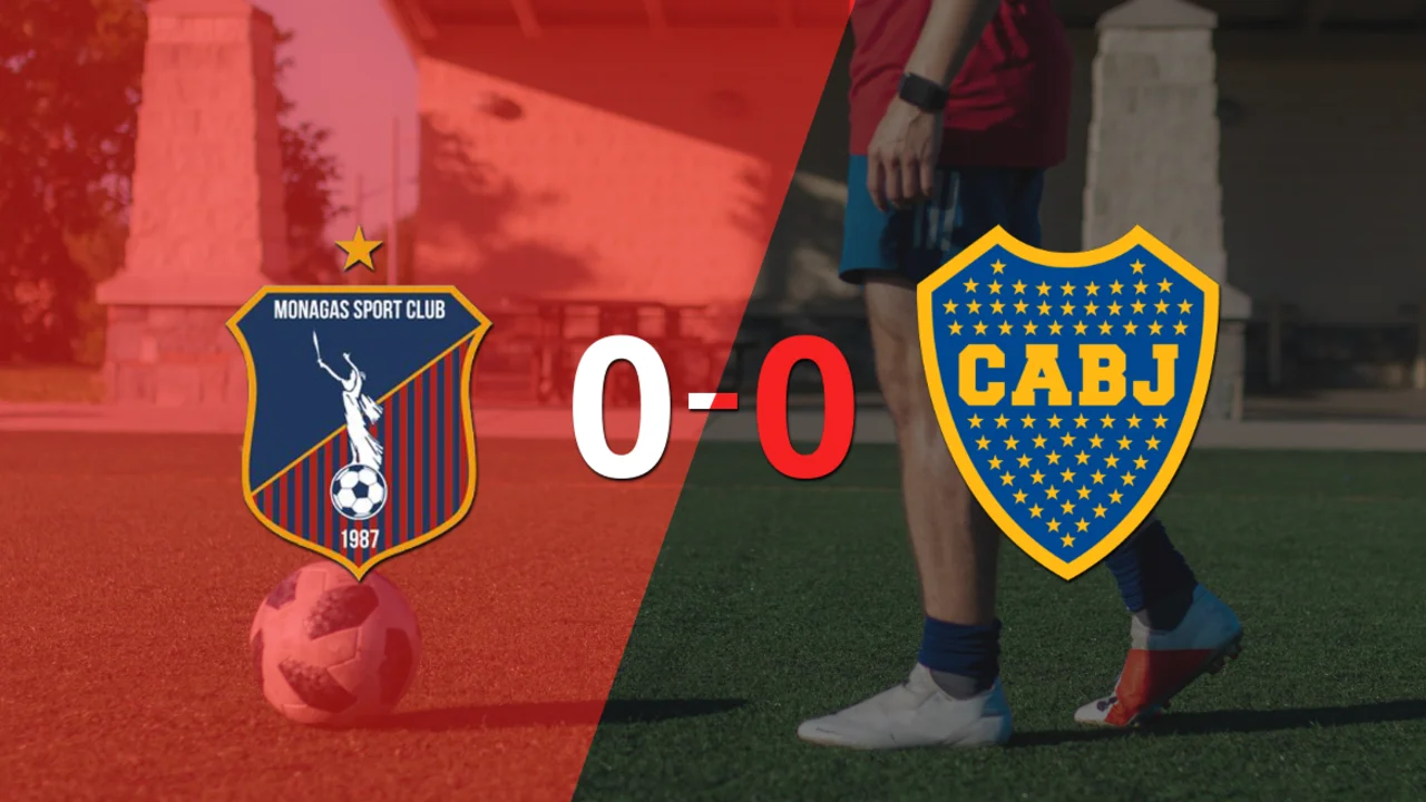 Sin muchas emociones, Monagas y Boca Juniors empataron 0-0