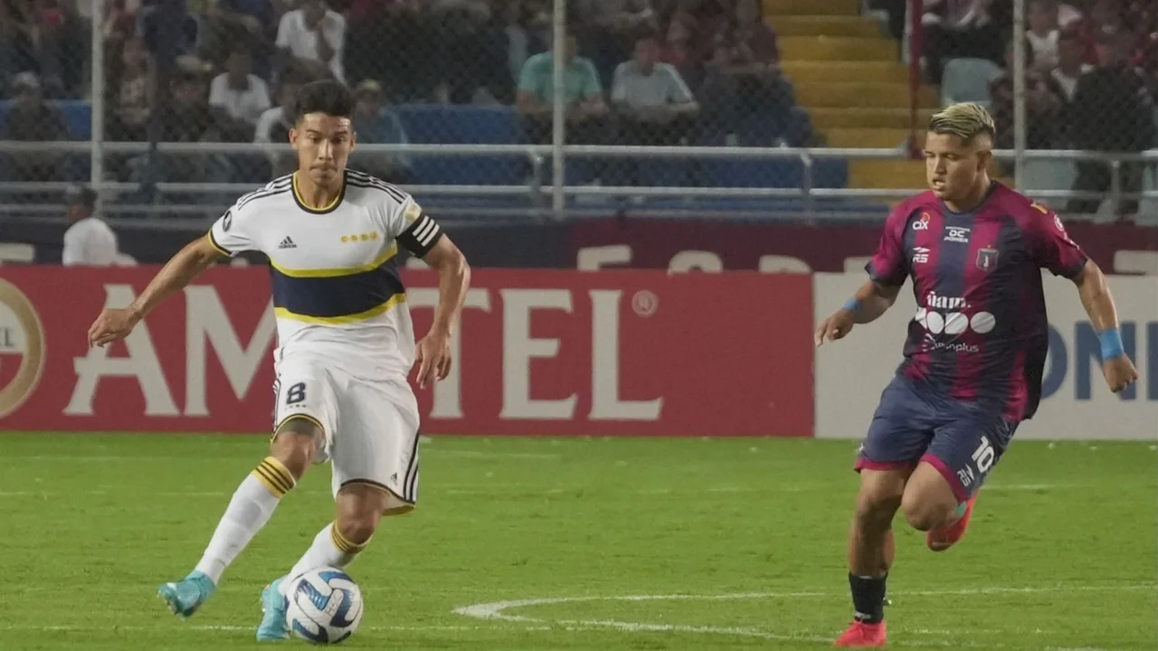 Boca empató con Monagas en Venezuela y terminó el partido con 9 jugadores