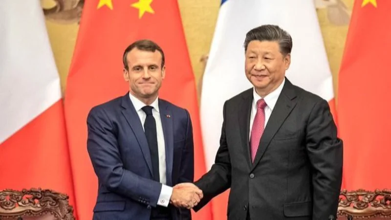 Emmanuel Macron, Xi Jinping, Francia, China, Guerra Rusia Ucrania.