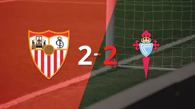 Empate a 2 entre Sevilla y Celta Empate a 2 entre Sevilla y Celta