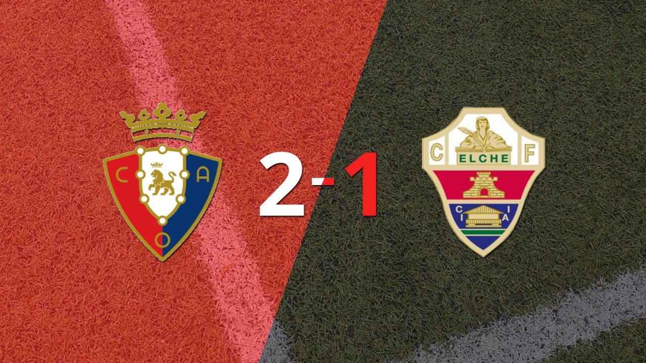 Abde Ezzalzouli anota doblete en la victoria por 2 a 1 de Osasuna sobre Elche