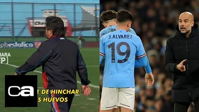 Julián Álvarez Manchester City Pep Guardiola Julián Álvarez Manchester City Pep Guardiola