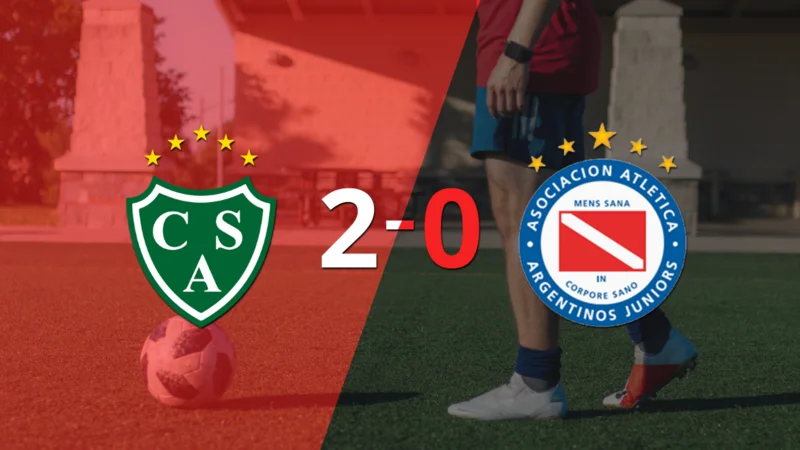 Sólido triunfo de Sarmiento por 2-0 frente a Argentinos Juniors
