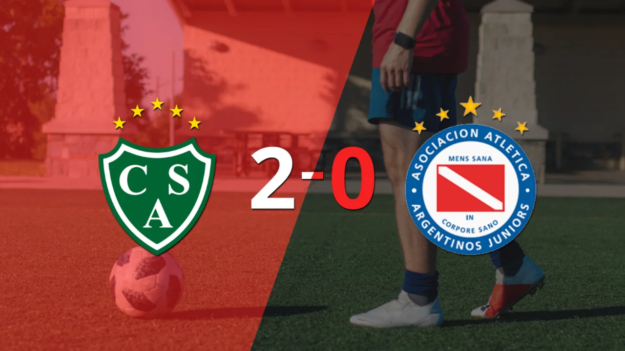 Sólido triunfo de Sarmiento por 2-0 frente a Argentinos Juniors