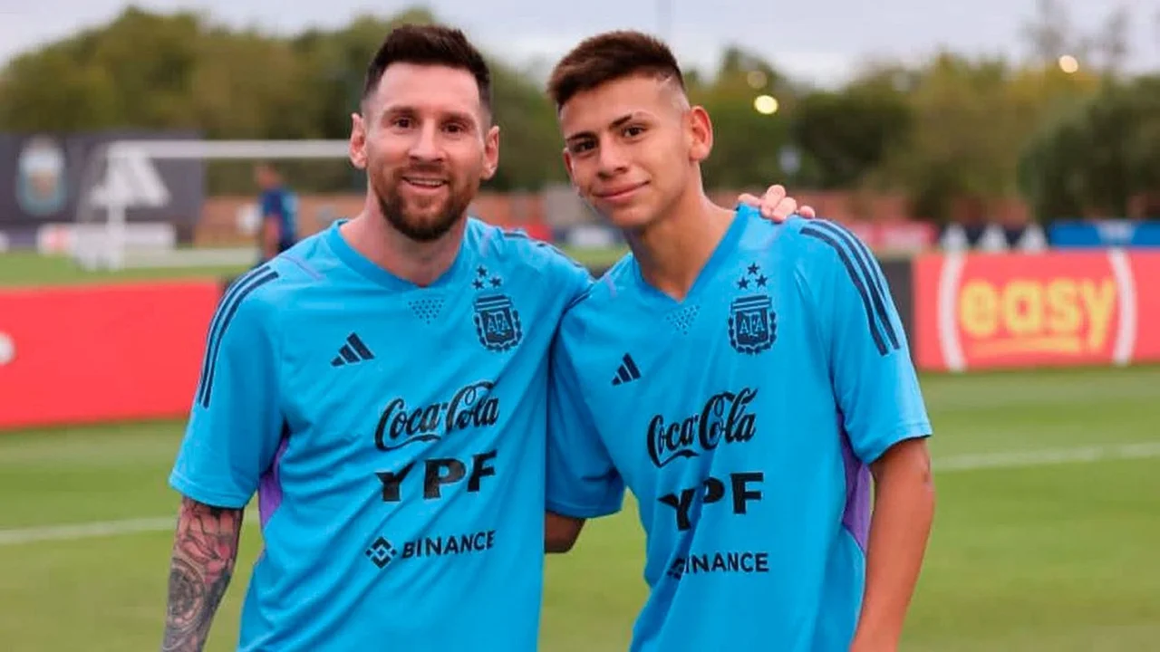 Diablito Echeverri, Lionel Messi, Selección Argentina, River, fútbol, deportes