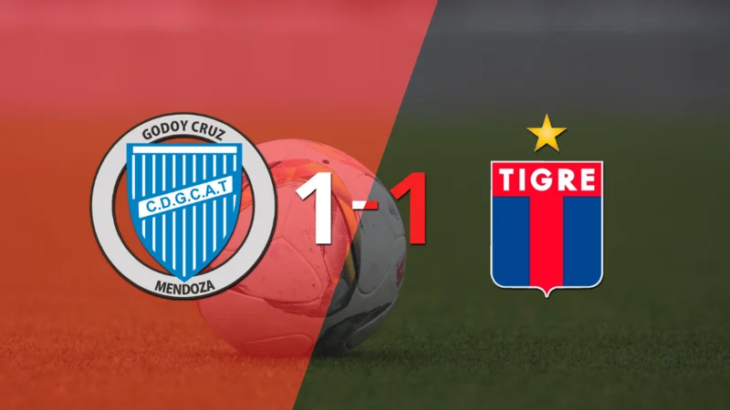 Godoy Cruz y Tigre igualaron 1 a 1