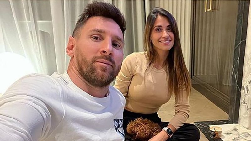 Lionel Messi y Antonela Roccuzzo