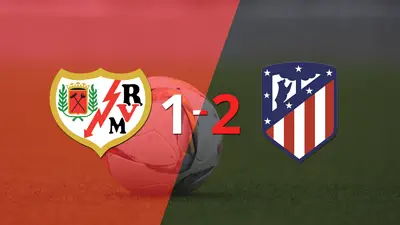 Atlético de Madrid gana de visitante 2-1 a Rayo Vallecano Atlético de Madrid gana de visitante 2-1 a Rayo Vallecano