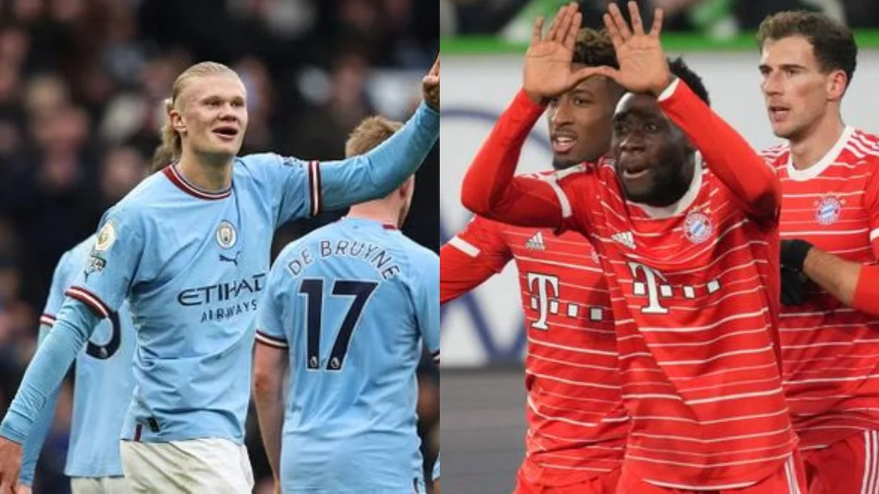 Manchester City, Bayern Munich, UEFA Champions League.