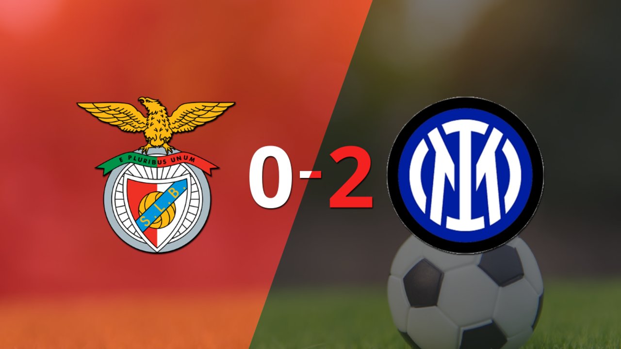 Inter venció a Benfica en el duelo de ida
