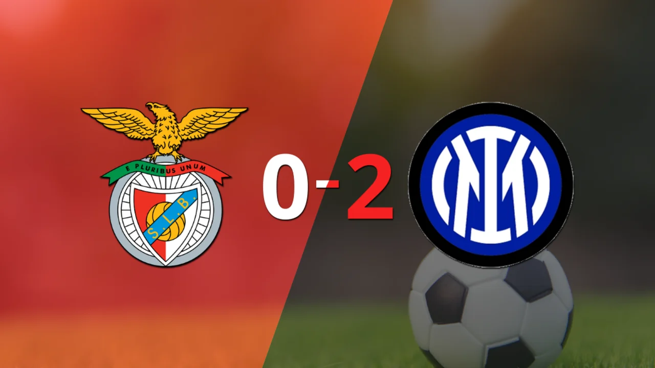 Inter venció a Benfica en el duelo de ida