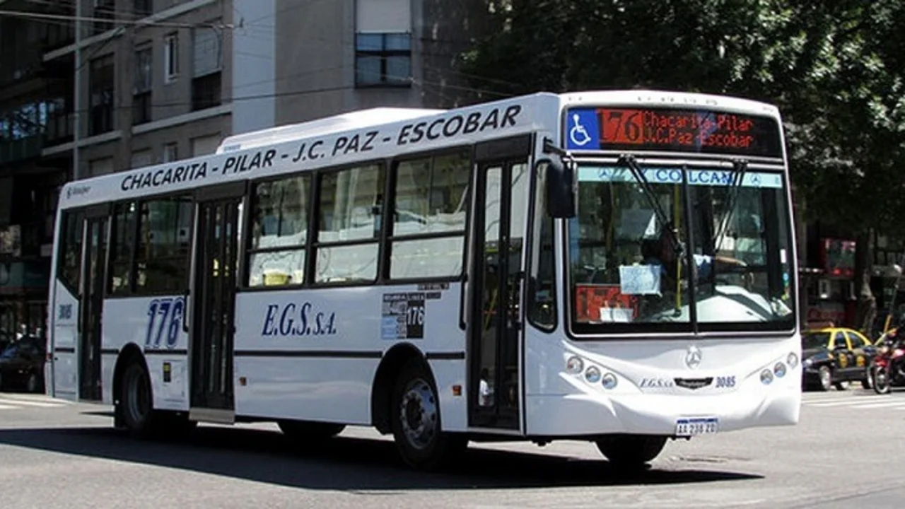 Paro de colectivos. 