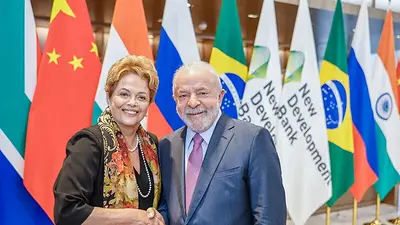 Para Lula, el banco de los BRICS puede ser clave del crecimiento del "Sur Global" Para Lula, el banco de los BRICS puede ser clave del crecimiento del "Sur Global"