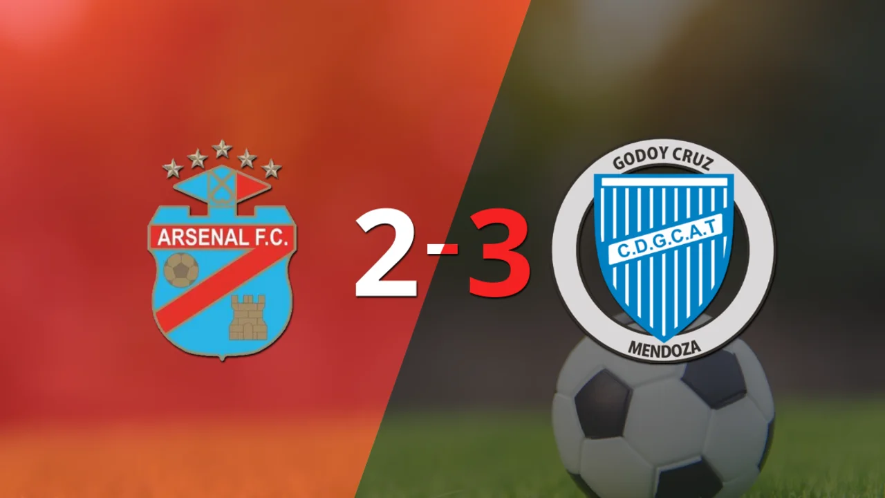 Triunfo de Godoy Cruz sobre Arsenal por 3 a 2