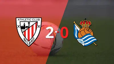 Con un doblete, Athletic Bilbao se quedó con el derbi vasco ante Real Sociedad Con un doblete, Athletic Bilbao se quedó con el derbi vasco ante Real Sociedad