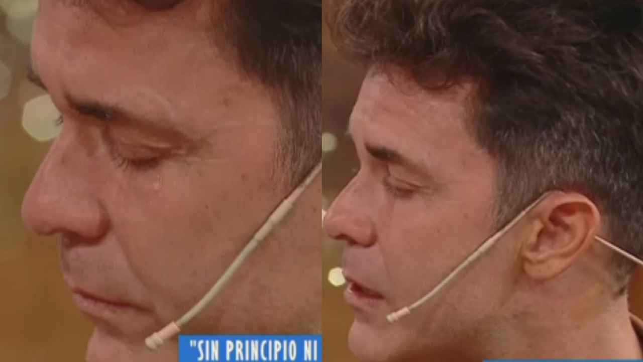 El desconsolado llanto de Mariano Martínez.