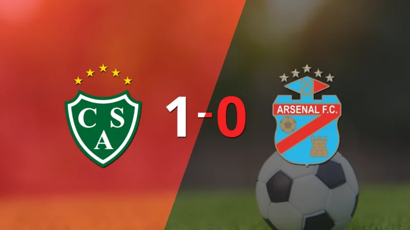 Sarmiento venció por la mínima a Arsenal
