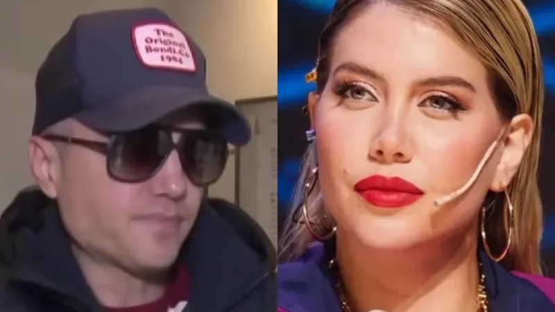 Santiago Del Moro y Wanda Nara