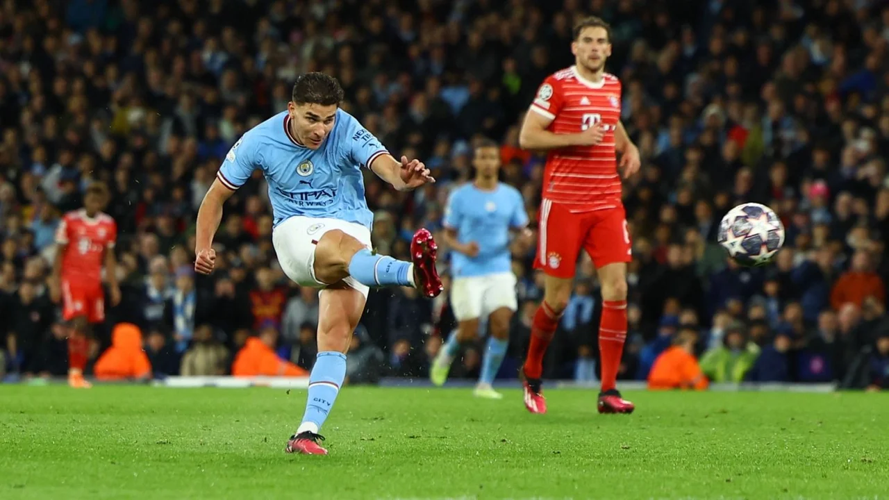 Bayern Múnich, Manchester City, Julián Álvarez, televisión, streaming, Champions League, fútbol, deportes