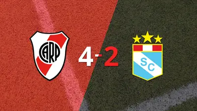 River Plate superó a Sporting Cristal con dos tantos de Esequiel Barco River Plate superó a Sporting Cristal con dos tantos de Esequiel Barco