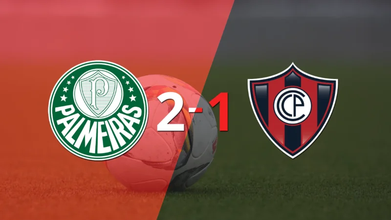 Cerro Porteño no pudo en su visita a Palmeiras y perdió 2 a 1