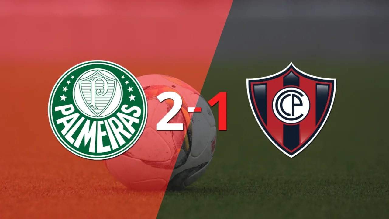 Cerro Porteño no pudo en su visita a Palmeiras y perdió 2 a 1