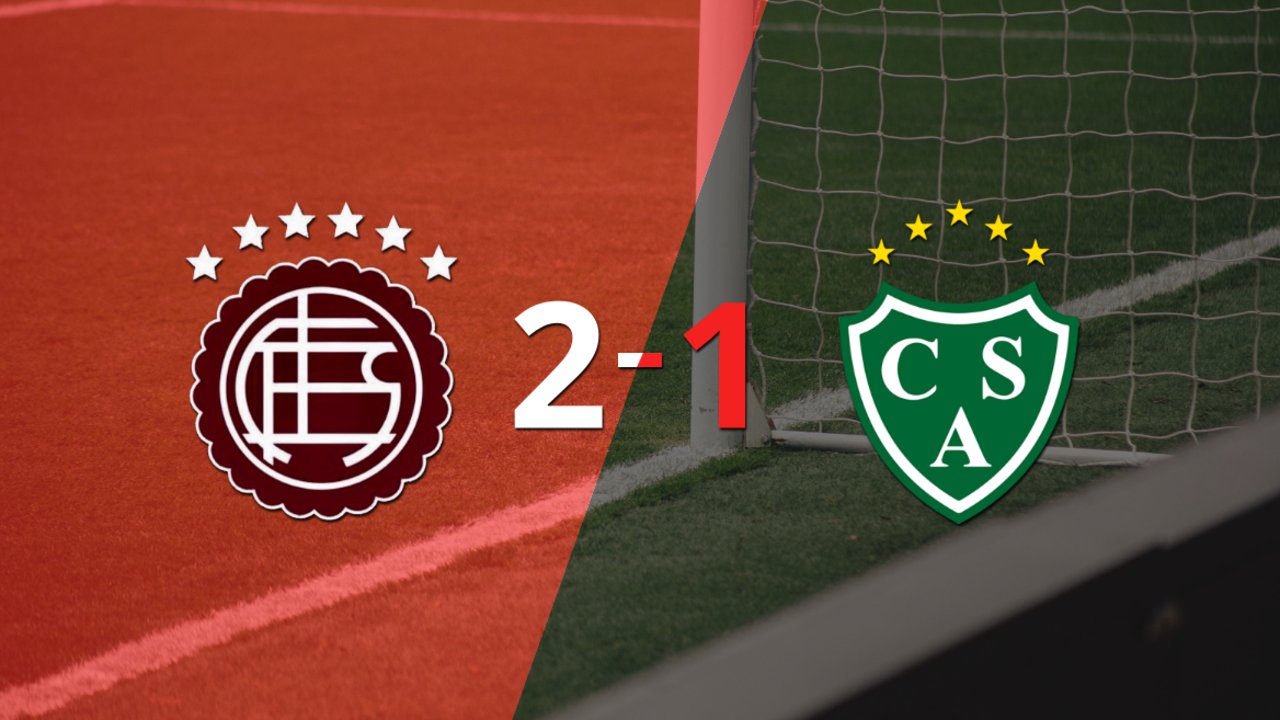 Leandro Díaz ayudó con doblete a Lanús en victoria frente a Sarmiento
