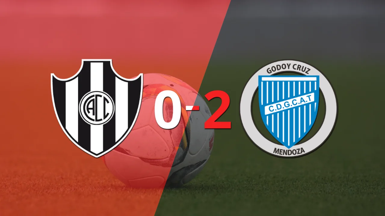 Victoria de 2-0 en la visita de Godoy Cruz a Central Córdoba (SE)
