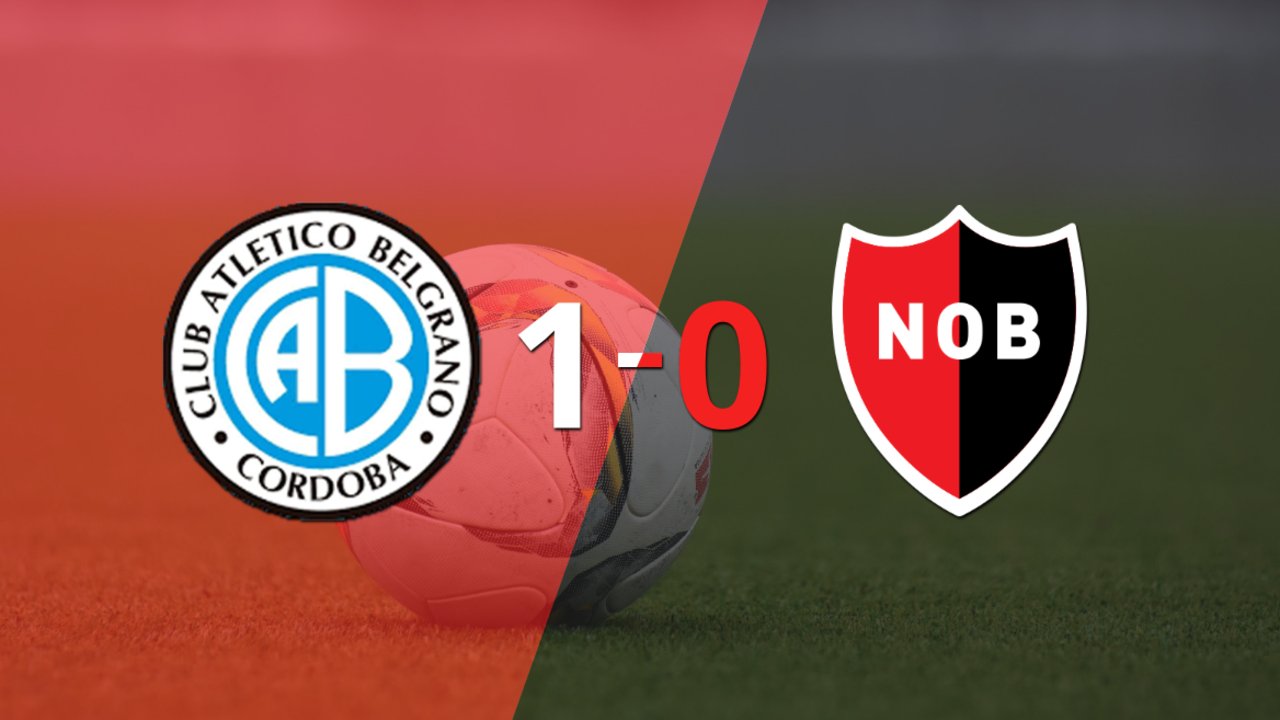 Con lo justo, Belgrano venció a Newell`s 1 a 0 en Gigante de Alberdi